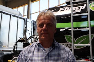 Josef Fliegl (51), algemeen directeur van Fliegl Agrartechniek: "Ik  denk dat boeren kansen hebben om in de toekomst alternatieve energie op te wekken in de vorm van biogas, elektriciteit of andere vormen." - Foto: Annelies Bakker