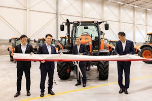 De Japanse machinefabrikant Kubota bouwt een nieuw distributiecentrum in Alblasserdam (Z.-H.). - Foto: Kubota