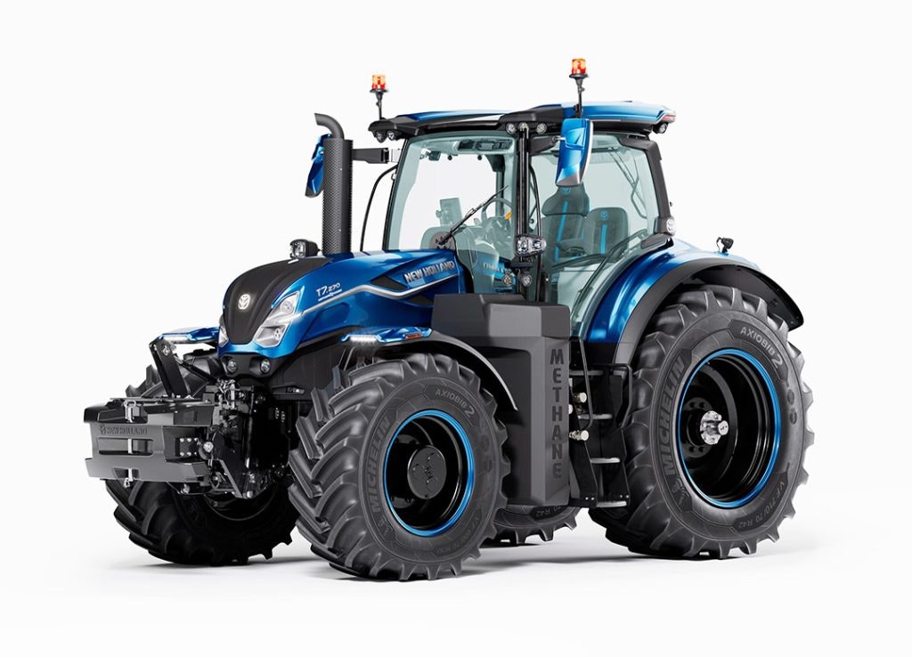 New Holland Toont Prototype T7 Trekker Op LNG Trekker   IMG 01NewHollandT7MethanePowerLNGTractorfrontleft 630574 1024x738 