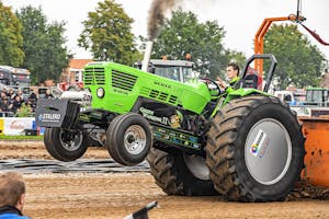 Tractorpullingteam Green Warrior bezit maar liefst drie tractorpullers. Met Green Warrior II werden ze in 2022 zelfs kampioen! - Foto: Dennis Vos