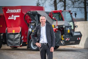 Marc Jansen (53) is vanaf 1 maart CEO van machinefabrikant Trioliet. Hij volgt daarmee Robert Liet op. - Foto: Trioliet