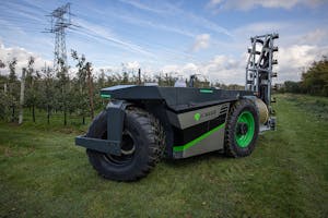 Nouws Mechanisatie uit Rijsbergen (N.-Br.) is de tweede distributiepartner van AgXeed in Nederland naast landbouwmechanisatiebedrijf Rovadi met vestigingen in Ysselsteyn en Montfort (L.) . - Foto: Peter Roek