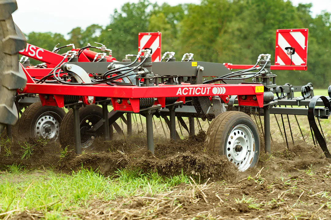 CRS 120 Triltandcultivator met verkruimelrol - gepoedercoat 120cm